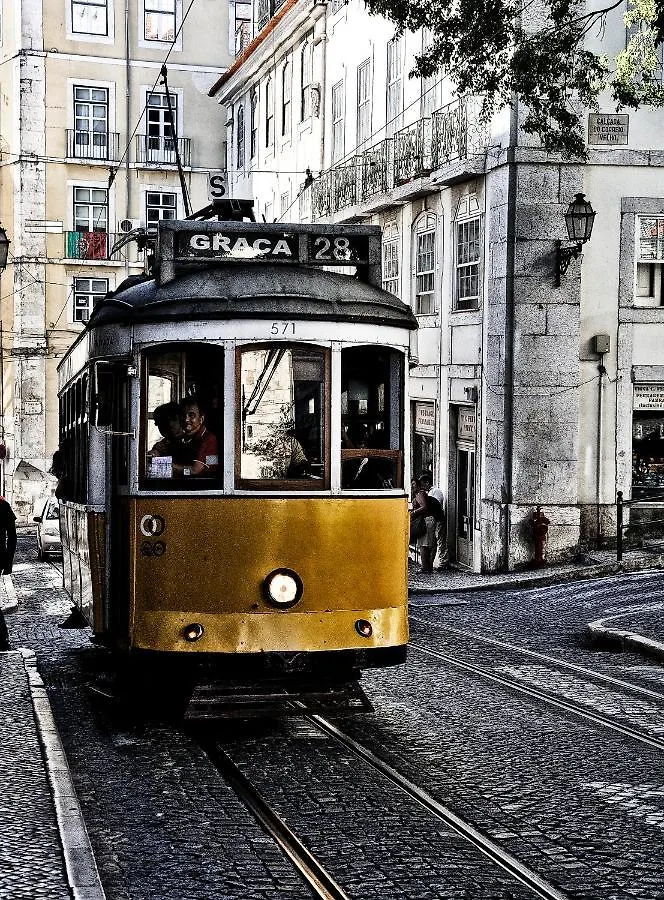Charming Apartment In Private Condominium At Graca Lisboa