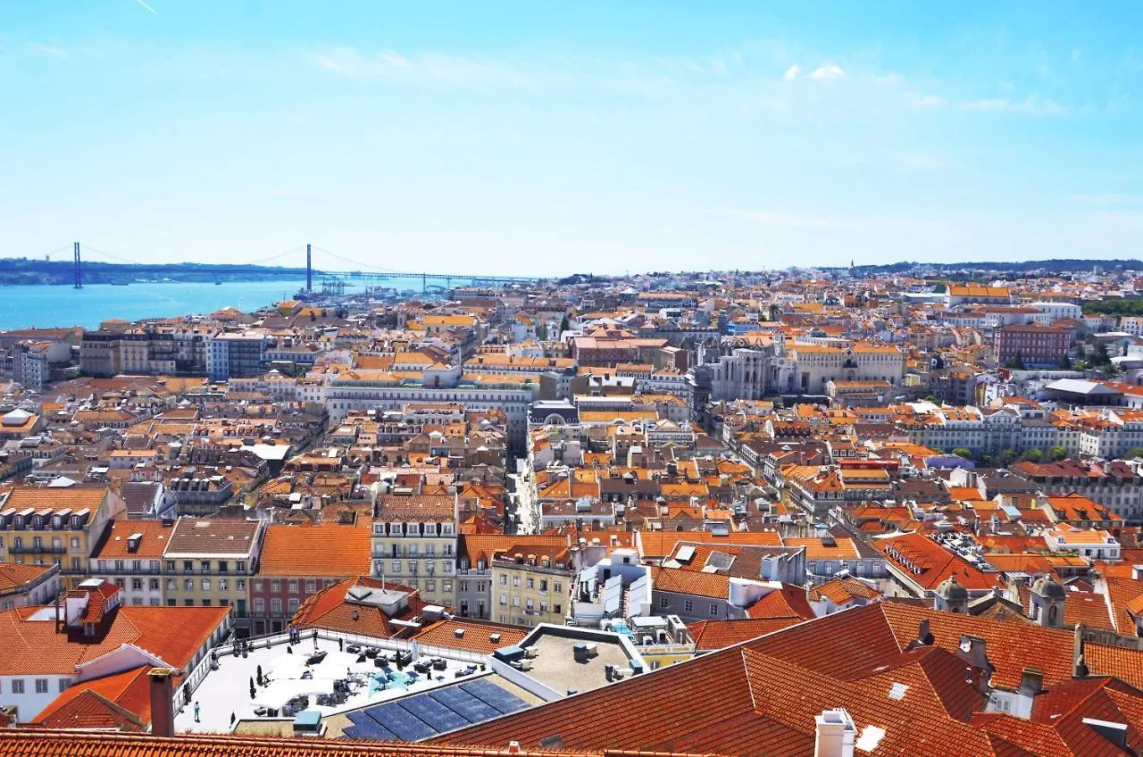 Charming Apartment In Private Condominium At Graca Lisbon